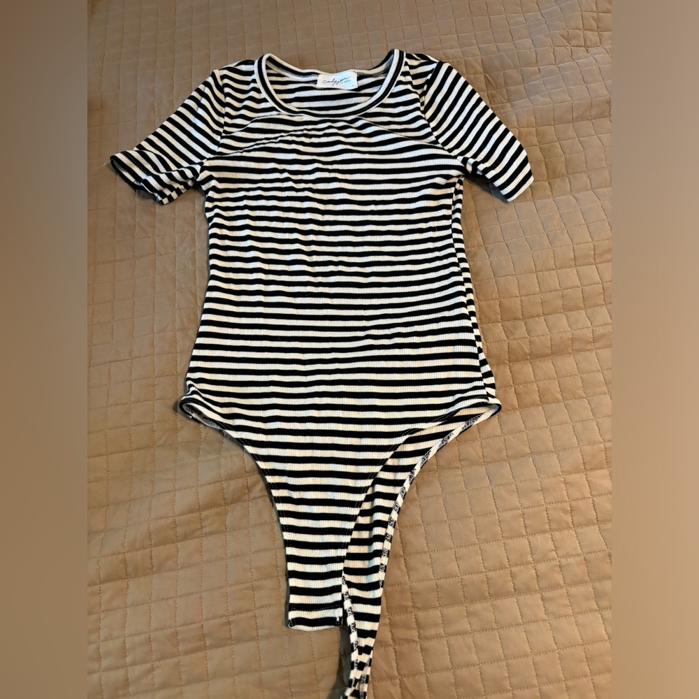 CJLA striped bodysuit